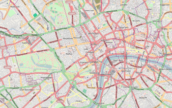Open street map central london