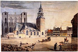 Place d Armes Montreal 1828