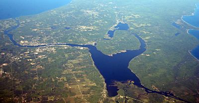 Portage Lake on the Keweenaw Waterway, Michigan