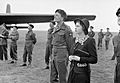 Princess Elizabeth Visiting Airborne Troops, May 1944 H38619
