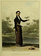 Raffles A Javan Chief in his ordinary dress