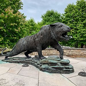 Rochester Institute of Technology Bengal Tiger statue