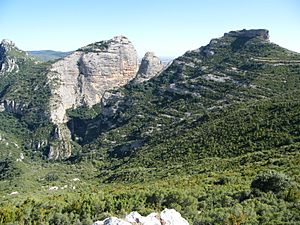 Salto de Roldán, las Peñas, vue du coté nord, 2009 (DSCF0041)