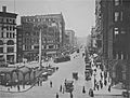 Seattle - First Avenue looking north from James Street 1916