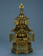Small cabinet shaped like a pagoda - RC114-1