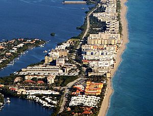 Aerial View of South Palm Beach Proper