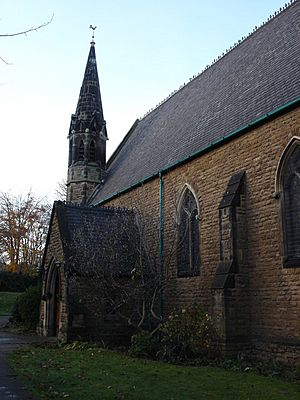 Spire of Christ Church, Cinderhill - geograph.org.uk - 1050020