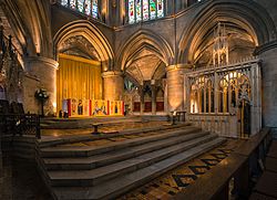 The Altar at Tewkesbury Abbey, UK