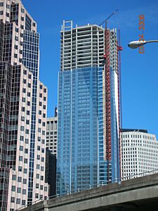 The Millennium Tower (301 Mission Street) as seen from the south, SF, March 2008