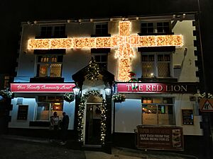 The Red Lion Lees at Christmas