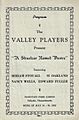 The Valley Players present A Streetcar Named Desire (July 14-19, 1952)