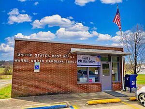 The Warne, N.C., post office on March 1, 2020
