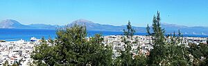 The city of Patras from the Dasillio hill