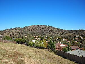Tuggeranong Hill viewed from Chisholm March 2013