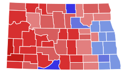 United States Senate election in North Dakota, 2018.svg
