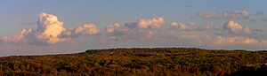 View of Gildersleeve Mountain in fall
