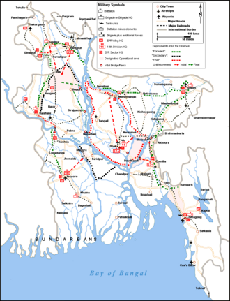 বাংলাদেশের সামরিক (১৯৬৭-১৯৭১) পরিকল্পনা