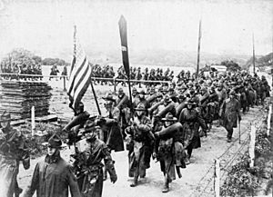 AEF marching in France