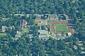 Aerial view of Ottawa University Ottawa Kansas 09-04-2013
