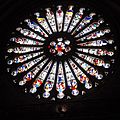 Angers Cathedral South Rose Window of Christ with Zodiac