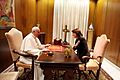 Atifete Jahjaga - His Holiness Pope Francis