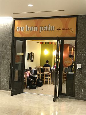Au Bon Pain in the Hesburgh Library at the University of Notre Dame