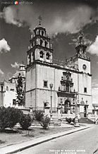 Basílica colegiata de Nuestra Señora de Guanajuato in 1920
