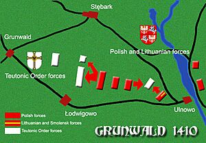 Battle of Grunwald map 3 English
