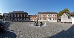 Beauvechain town square and hall