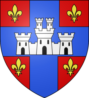 Blason ville fr Castillon-la-Bataille (Gironde)