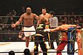 Bob Sapp and Toshiaki Kawada