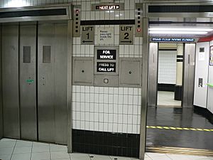Borough tube station lifts 01