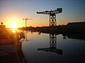 Buccleuch Dock - Sunrise - geograph.org.uk - 485789