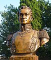 Bust of Simón Bolívar in Ibero-American Plaza, Sydney