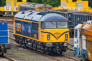 Class 69 Number 69001 at Tonbridge West Yard