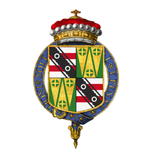 Coat of Arms of Derick Heathcoat-Amory, 1st Viscount Amory, KG, GCMG, TD, PC, DL, OD