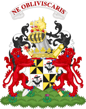 Coat of arms of the Duke of Argyll.svg