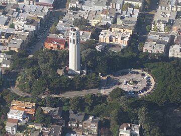 Coit Tower aerial