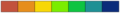 Color progression examples full-spectral