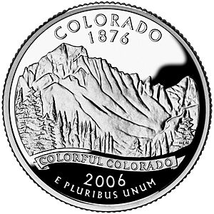 Colorado quarter, reverse side, 2006