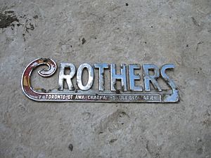 Crothers Caterpillar NamePlate