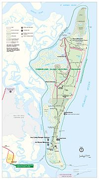 Cumberland Island National Seashore map 2007.08.jpg