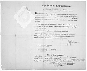 Daniel Waldron Justice of the Peace