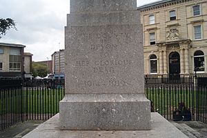 Devon County War Memorial (detail)