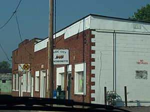 Downtown building in Basic City, Virginia