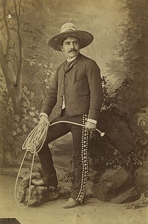 El famoso charro Ponciano Díaz (1889)