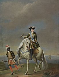 Equestrian portrait of Catherine I