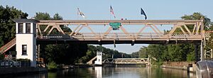 Erie Canal Lift Bridge Lockport July 2010