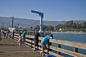 Fishing hangout on Goleta Pier (5979502151)