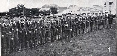 Força de marinha expedicionária nas Terras do Desembargador 15 de Maio de 1907
